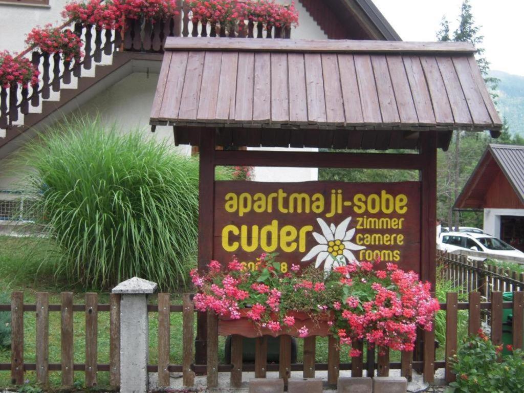 Apartmaji In Sobe Cuder Soca Bagian luar foto